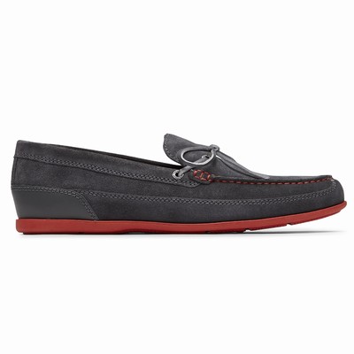 Sapatos Casual Rockport Malcom Tie Homem Cinzentas/Vermelhas PT-54786